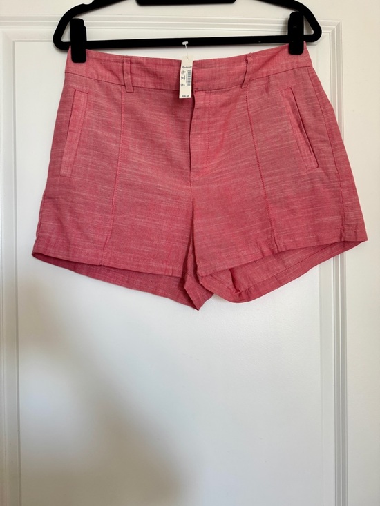 Madewell Pants - NWT! MADEWELL Women’s Pink Chambray Chino Shorts 100% Cotton Size 10